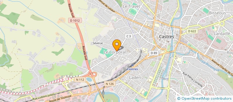 localisation de l'entreprise CARDIO LICES  CASTRES
