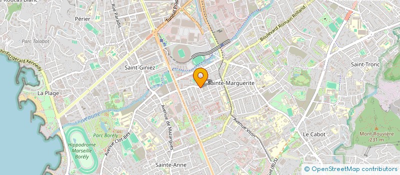 localisation de l'entreprise CARDIO-RESPI PHOCEA à MARSEILLE