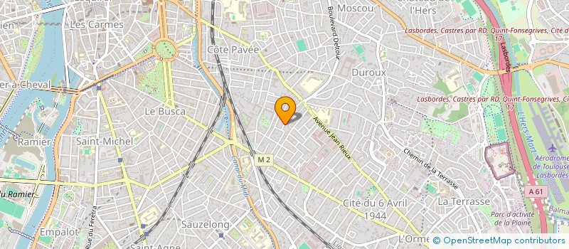 localisation de l'entreprise CARDIO ROUGES à TOULOUSE
