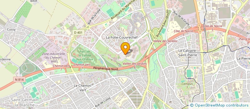 localisation de l'entreprise CARDIO-RYTHMO à CAEN