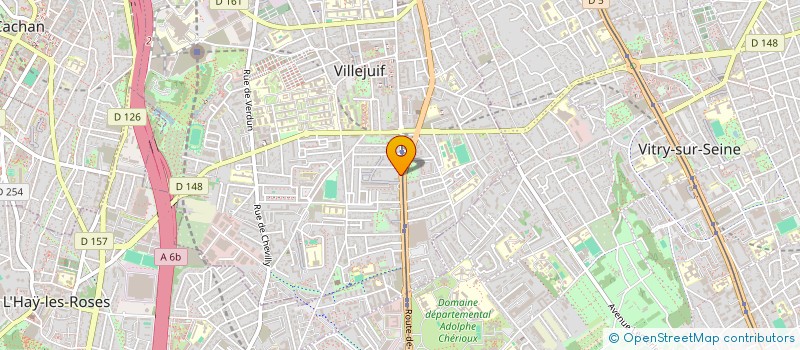 localisation de l'entreprise CARDIO-TELE-MEDICAL à VILLEJUIF