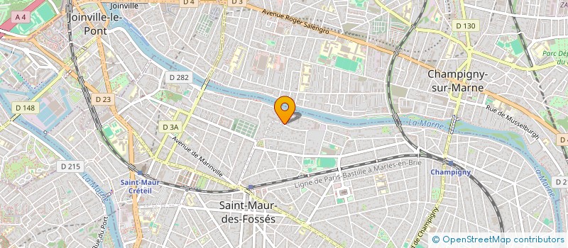 localisation de l'entreprise CARDIOCUBZ à SAINT-MAUR-DES-FOSSES