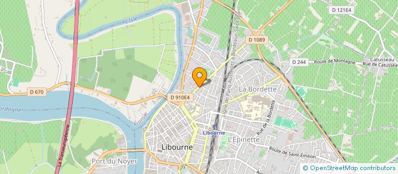 localisation de l'entreprise CARDIOLIB  LIBOURNE