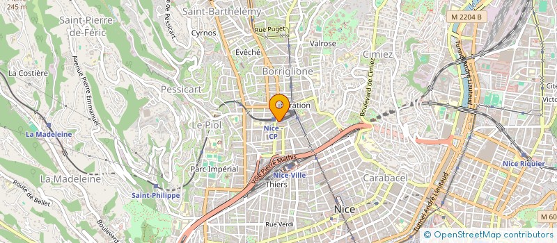 localisation de l'entreprise CARDIOLIBERATION à NICE
