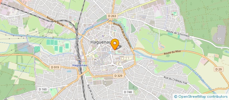 localisation de l'entreprise CARDIOLOGIE CHANAUD  HAGUENAU