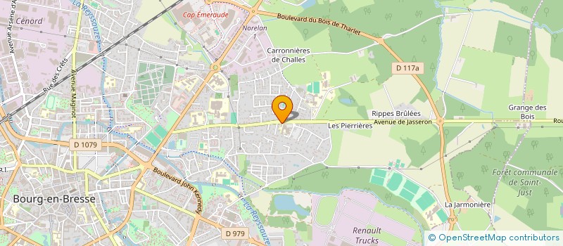 localisation de l'entreprise CARDIOLOGIE IMMOBILIER à BOURG-EN-BRESSE