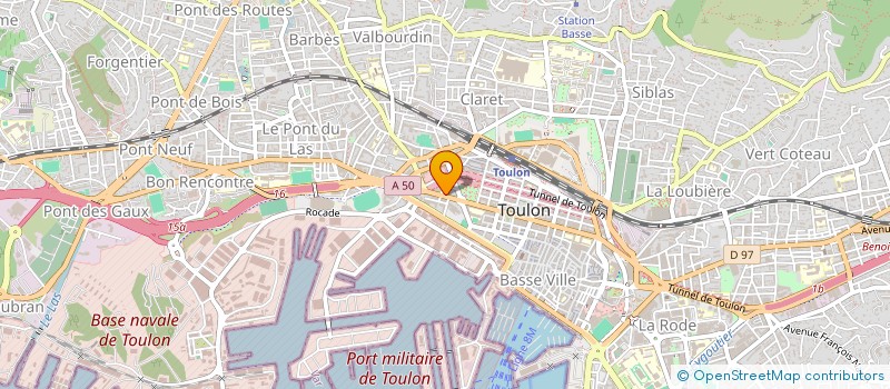 localisation de l'entreprise CARDIOMASSON  TOULON