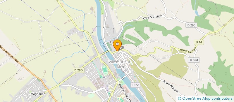 localisation de l'entreprise CARDIOREFLEX à VILLEMUR-SUR-TARN