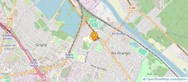 localisation de l'entreprise CARDIORIS  RIS-ORANGIS