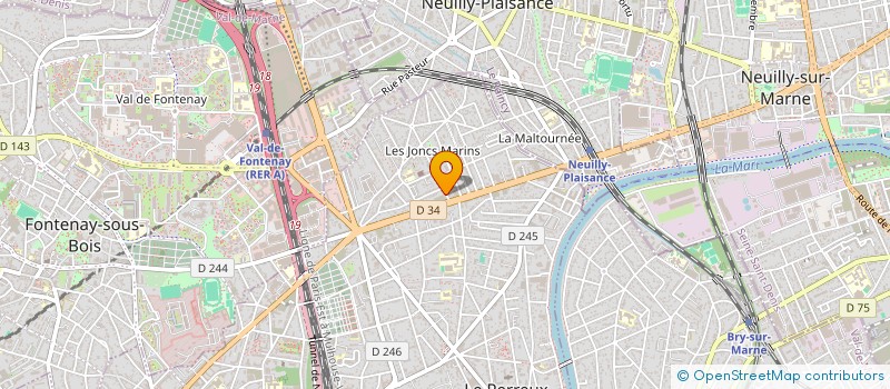 localisation de l'entreprise CARDIVI  LE PERREUX-SUR-MARNE
