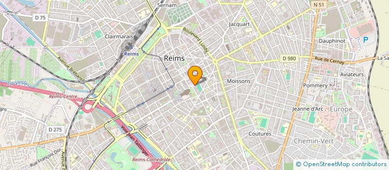 localisation de l'entreprise CARDO à REIMS