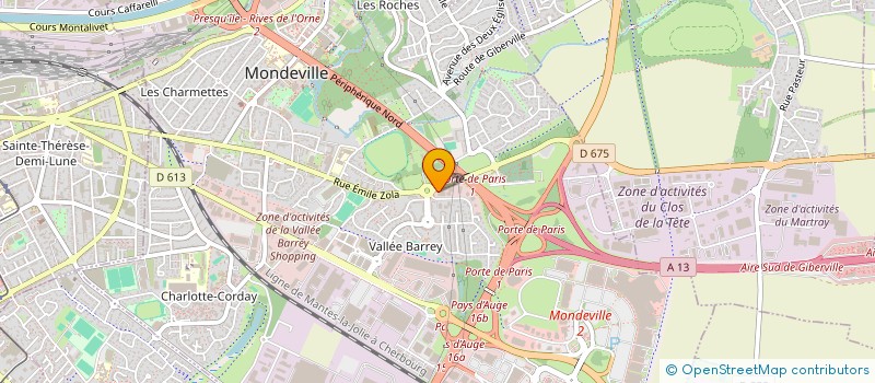 localisation de l'entreprise CARDOBEL TRAIDING à MONDEVILLE