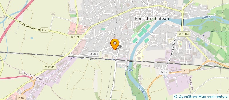 localisation de l'entreprise CARDOLOC  PONT-DU-CHATEAU