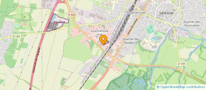 localisation de l'entreprise CARDOMAX  SELESTAT