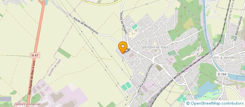 localisation de l'entreprise CARDON-BERTAUX  VENDIN-LE-VIEIL