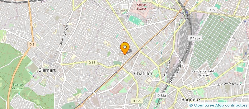 localisation de l'entreprise CARDON-SHEN IMMOBILIER  CHATILLON