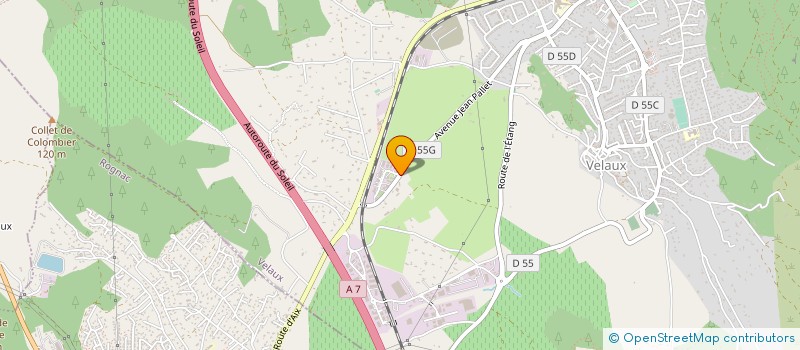 localisation de l'entreprise CARDOSETI à VELAUX