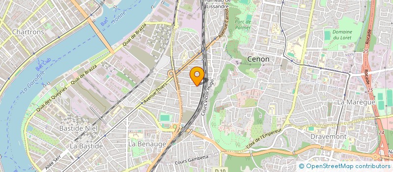 localisation de l'entreprise CARDOSO à CENON