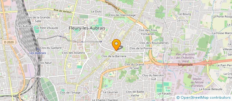 localisation de l'entreprise CARDOSO  ORLEANS