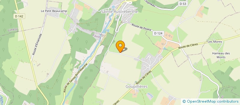 localisation de l'entreprise CARDOSO CHARPENTE COUVERTURE  GOUPILLIERES