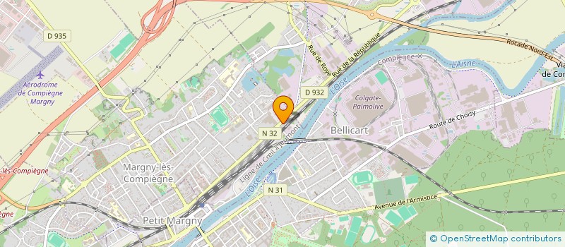 localisation de l'entreprise CARDOSO CICERO  MARGNY-LES-COMPIEGNE