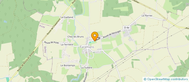 localisation de l'entreprise CARDOSO PEINTURE  FARAMANS