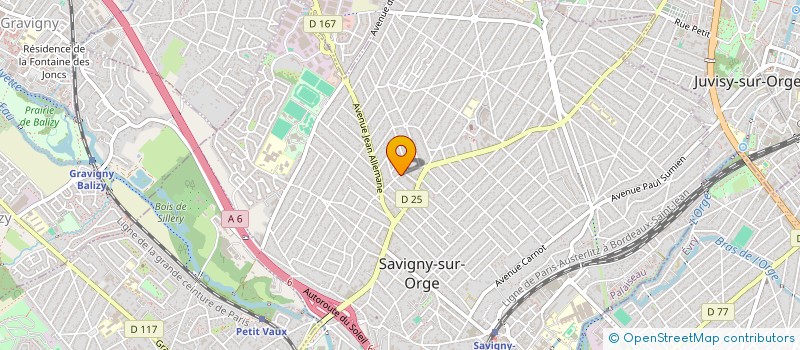 localisation de l'entreprise CARDOSO-PINTO  SAVIGNY-SUR-ORGE