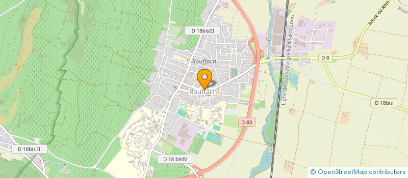 localisation de l'entreprise CARDOT ROUFFACH  ROUFFACH