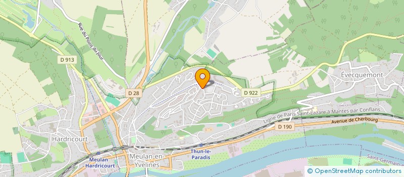 localisation de l'entreprise CARDREAM 95  MEULAN-EN-YVELINES