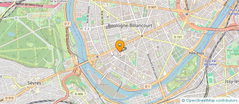 localisation de l'entreprise CARDSERVICES à BOULOGNE-BILLANCOURT