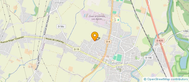 localisation de l'entreprise CARDU à LABARTHE-SUR-LEZE