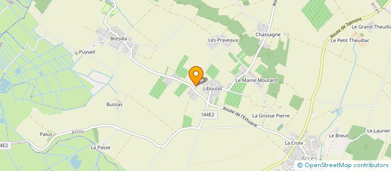 localisation de l'entreprise CARDU  ARCES