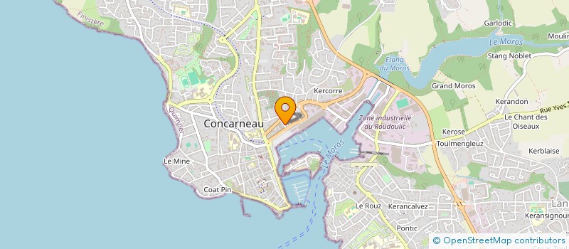 localisation de l'entreprise CARDUNER.GUILLEMOT.PERODEAU à CONCARNEAU