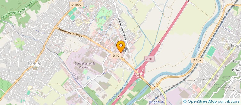 localisation de l'entreprise CARDVOX à CROLLES