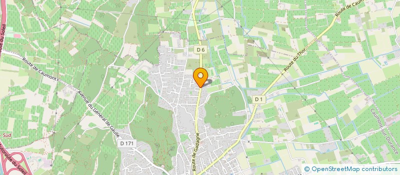 localisation de l'entreprise CARDYF 81  CAUMONT-SUR-DURANCE