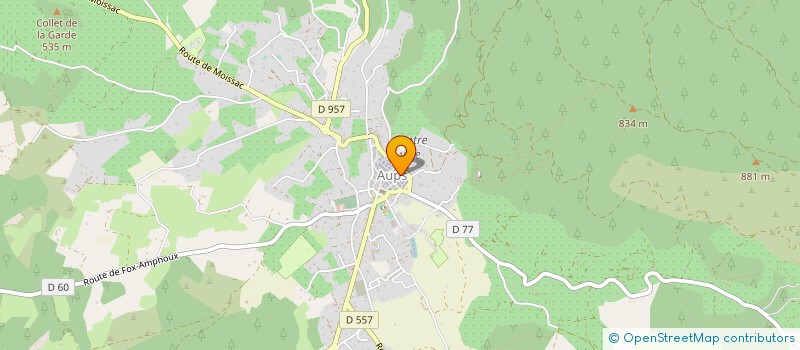 localisation de l'entreprise CARE à AUPS