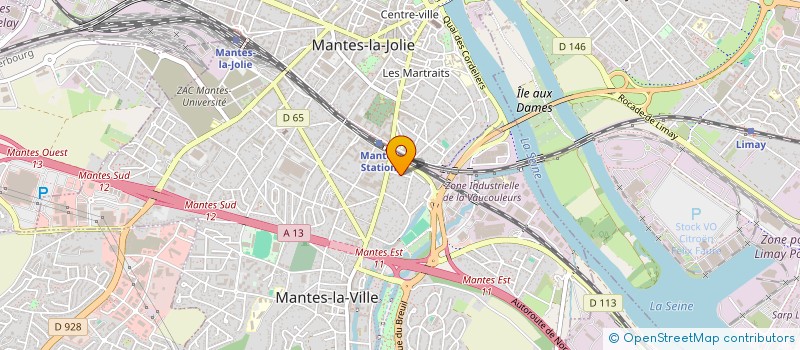 localisation de l'entreprise CARE 78  MANTES-LA-VILLE