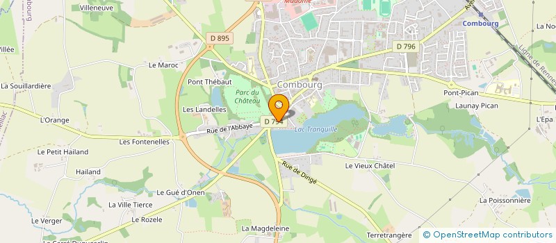 localisation de l'entreprise CARE  COMBOURG