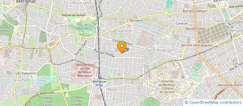 localisation de l'entreprise CARE  MERIGNAC