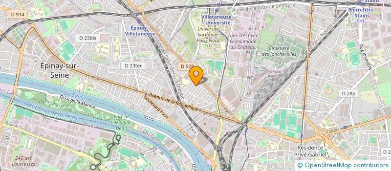 localisation de l'entreprise CARE à EPINAY-SUR-SEINE