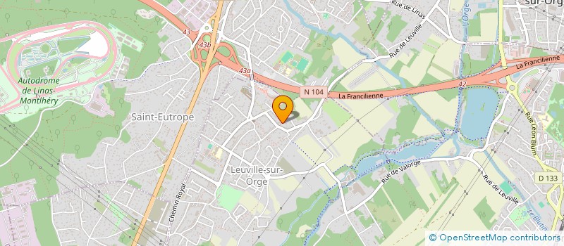 localisation de l'entreprise CARE  LEUVILLE-SUR-ORGE