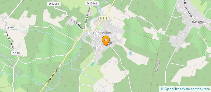 localisation de l'entreprise CARE AND CO  SAINT-MORILLON