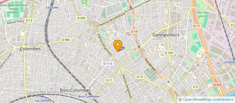 localisation de l'entreprise CARE AND GROWTH à ASNIERES-SUR-SEINE