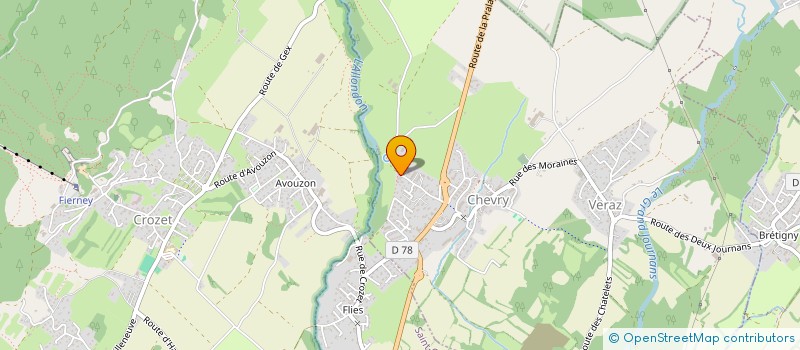 localisation de l'entreprise CARE B&B  CHEVRY