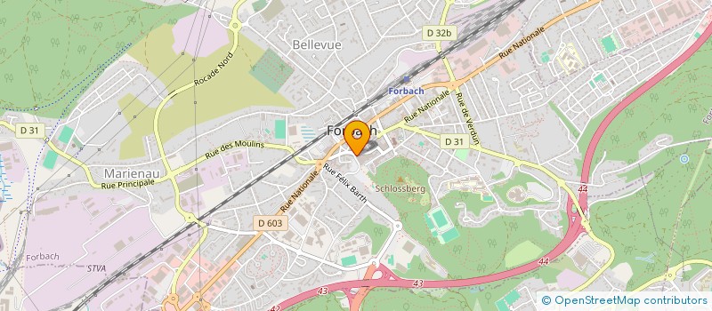 localisation de l'entreprise CARE EQUIPEMENT SARL à FORBACH