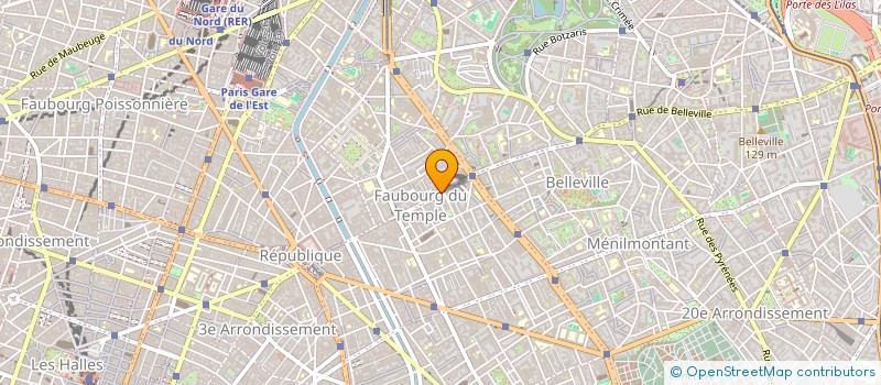 localisation de l'entreprise CARE ET URBANISME  PARIS