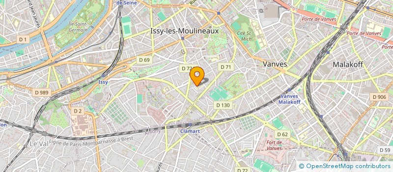 localisation de l'entreprise CARE FOR YOU à ISSY-LES-MOULINEAUX