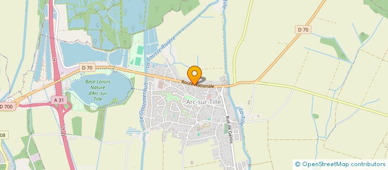 localisation de l'entreprise CARE INSTITUT  ARC-SUR-TILLE