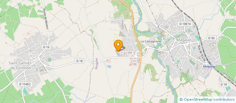 localisation de l'entreprise CARE MAGALAS  MAGALAS