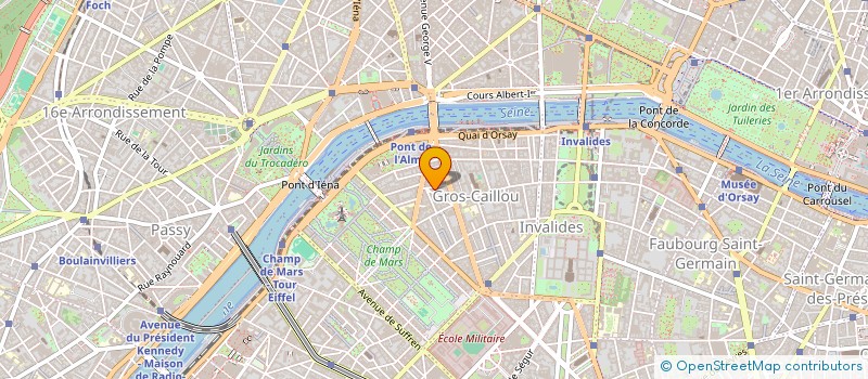 localisation de l'entreprise CARE OF  PARIS